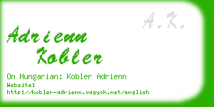 adrienn kobler business card
